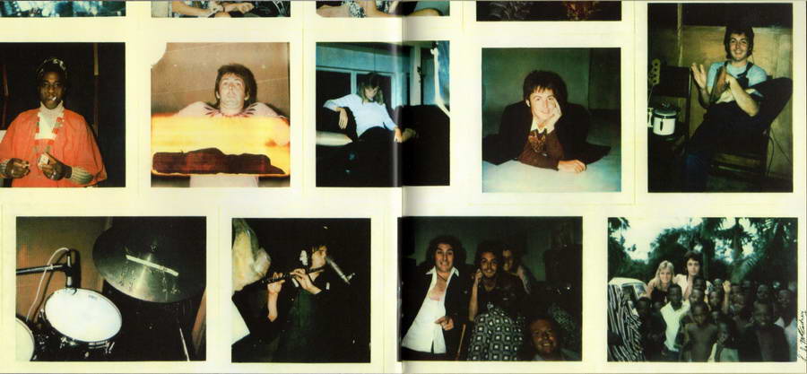 Booklet Pages (w/ photos), McCartney, Paul & Wings - Band On The Run