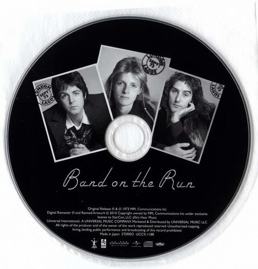 Disc One, McCartney, Paul & Wings - Band On The Run