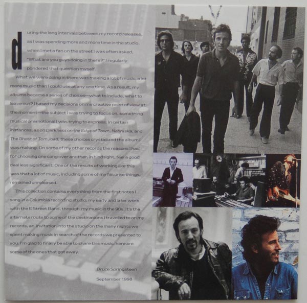 Inner sleeve 1 side B, Springsteen, Bruce - 18 Tracks