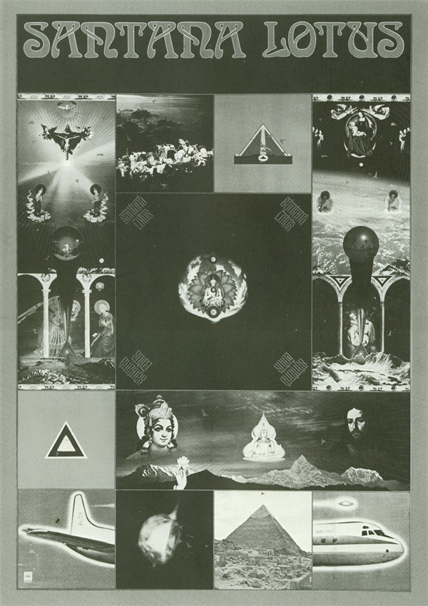 1974 Poster, Santana - Lotus