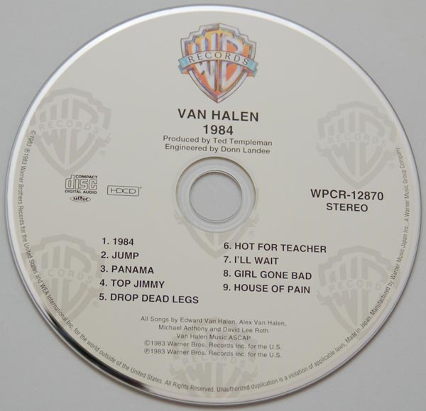 CD, Van Halen - 1984