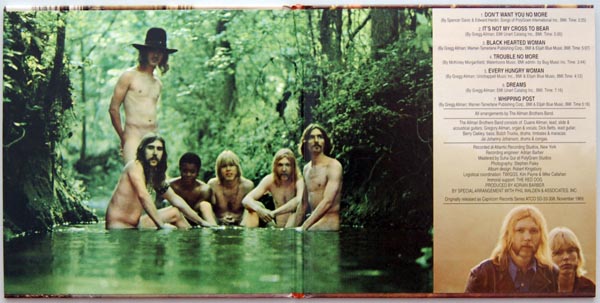 Gatefold open, Allman Brothers Band (The) - The Allman Brothers Band