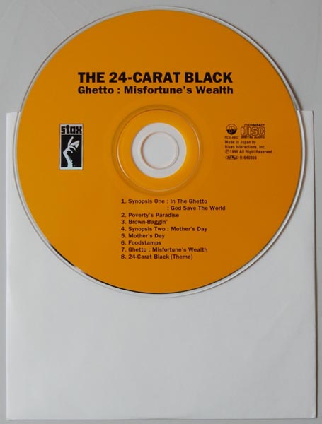 CD, 24 Carat Black - Ghetto - Misfortune's Wealth