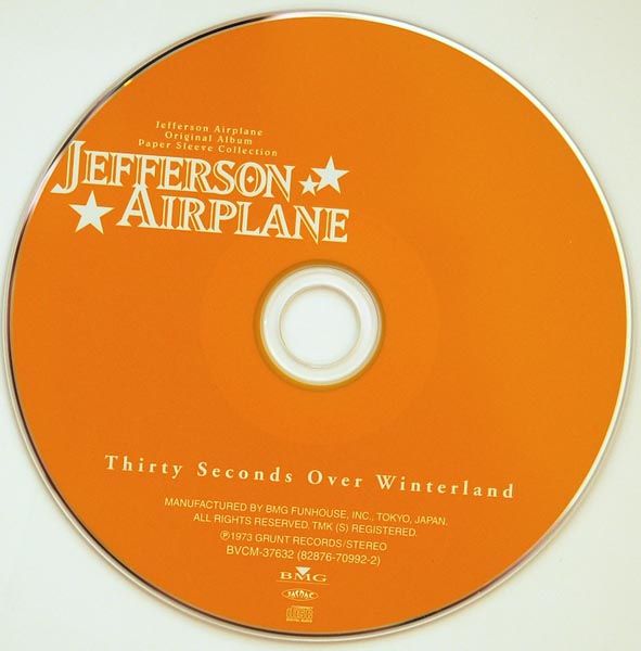 CD, Jefferson Airplane - Thirty Seconds Over Winterland