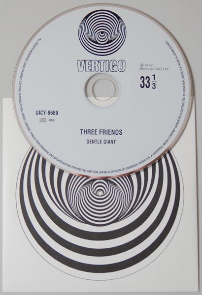 CD, Gentle Giant - Three Friends