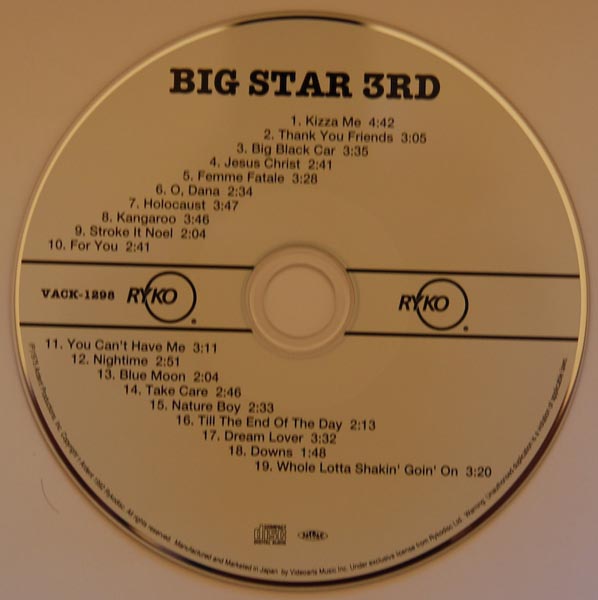 CD, Big Star - 3rd (aka Sister Lovers)