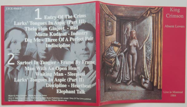 Booklet, King Crimson - Absent Lovers: Live in Montreal