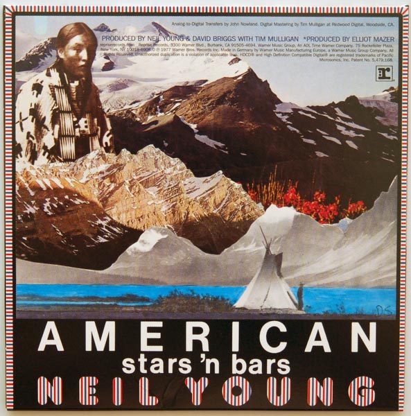 Back cover, Young, Neil - American Stars 'n Bars