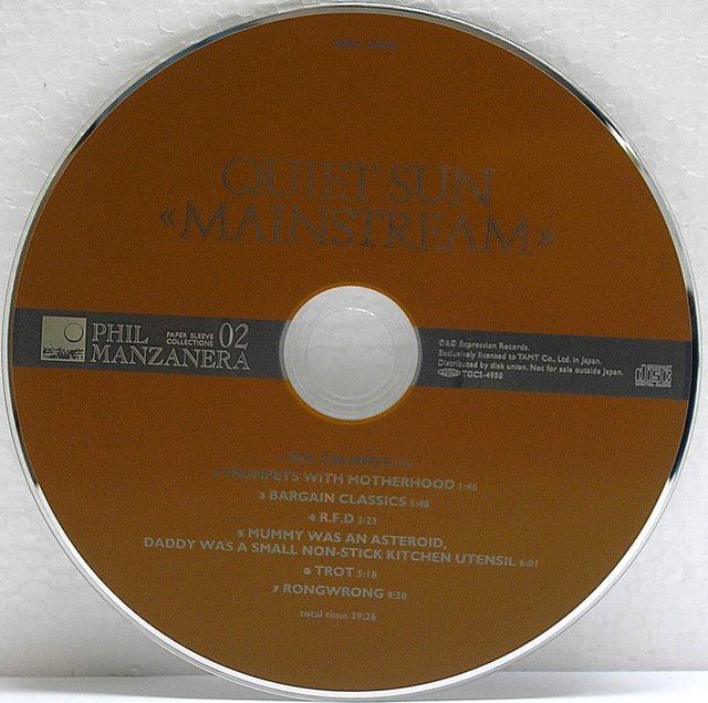 CD, Quiet Sun - Mainstream 