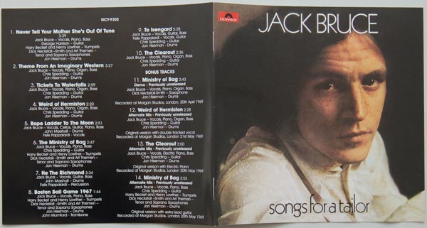 Booklet, Bruce, Jack - Song For A Taylor [+ 4]
