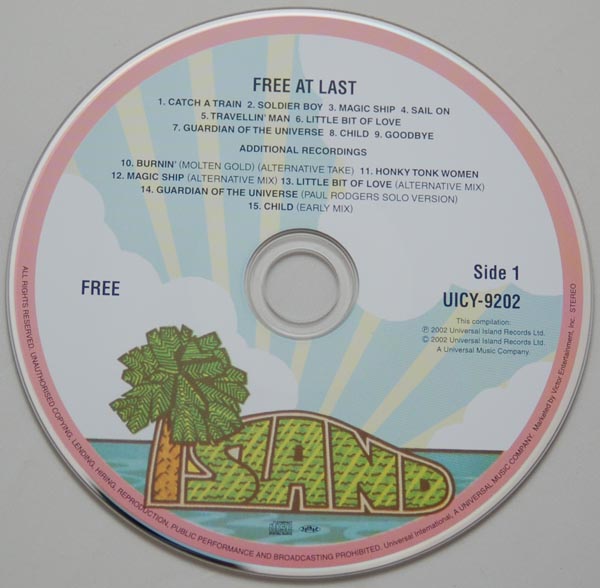 CD, Free - Free At Last (+6)