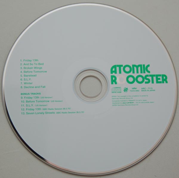CD, Atomic Rooster - Atomic Rooster (+5)