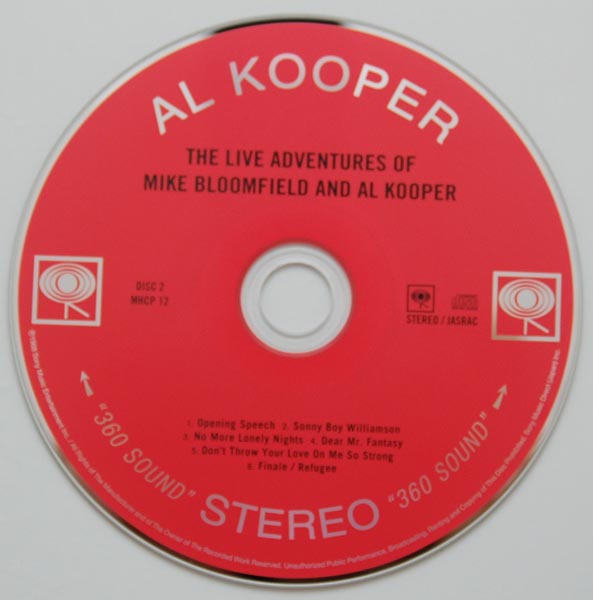 CD 2, Bloomfield, Mike + Al Kooper - The Live Adventures Of Mike Bloomfield and Al Kooper