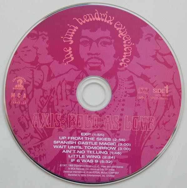 CD, Hendrix, Jimi - Axis: Bold As Love