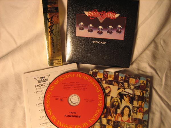 Inserts and CD, Aerosmith - Rocks