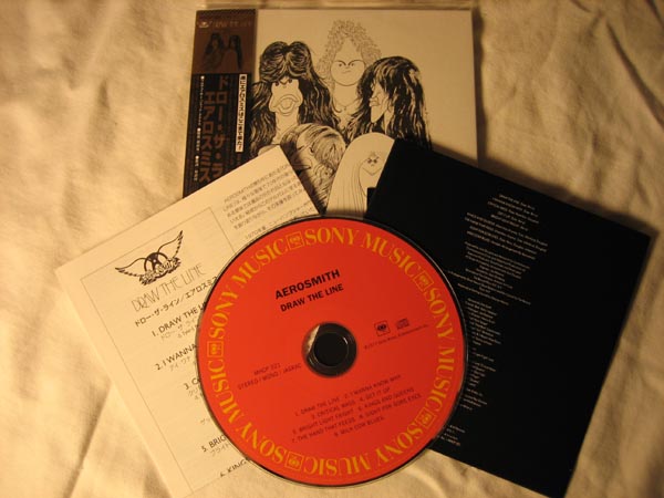 Inserts and CD, Aerosmith - Draw The Line