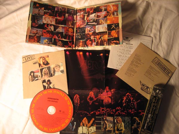 Inserts and CD, Aerosmith - Live Bootleg