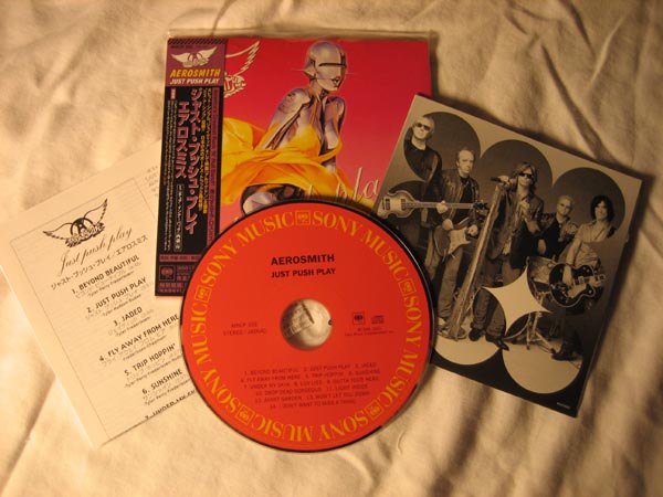 Inserts and CD, Aerosmith - Just Push Play