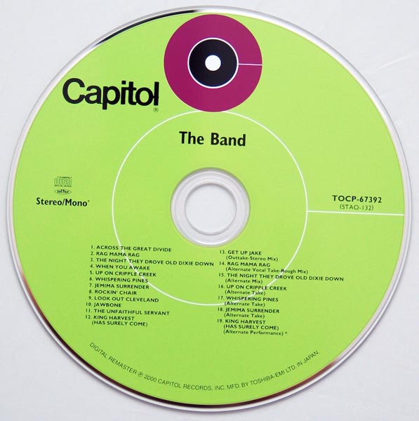 CD, Band (The) - The Band +7
