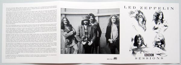 insert side 1, Led Zeppelin - BBC Sessions
