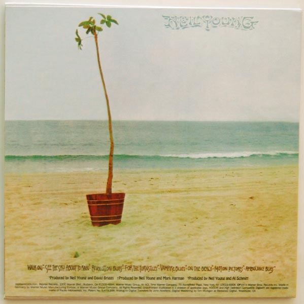 Back cover, Young, Neil - On The Beach