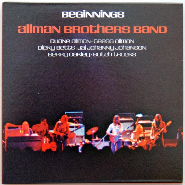Front cover, Allman Brothers Band (The) - Beginnings