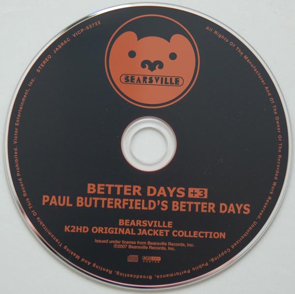 CD, Butterfield, Paul Better Days - Better Days