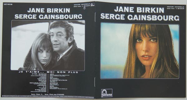 Booklet, Gainsbourg, Serge + Jane Birkin - Jane Birkin et Serge Gainsbourg