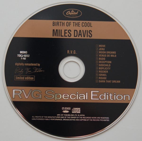 CD, Davis, Miles - Birth Of The Cool
