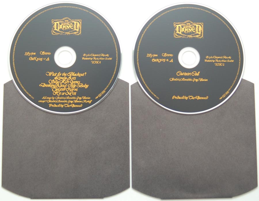 CDs, Damned (The) - Black Album 
