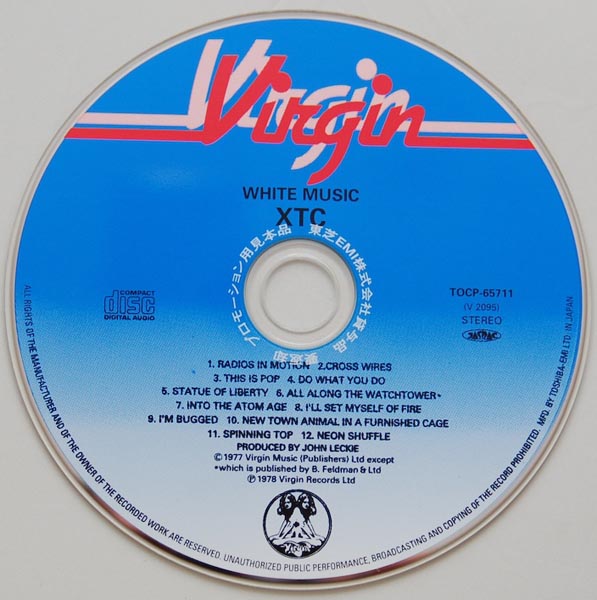 CD, XTC - White Music