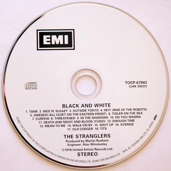 CD, Stranglers (The) - Black and White