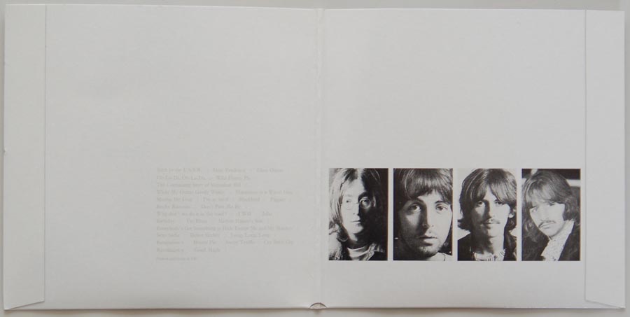 Gatefold open, Beatles (The) - The Beatles (aka The White Album)