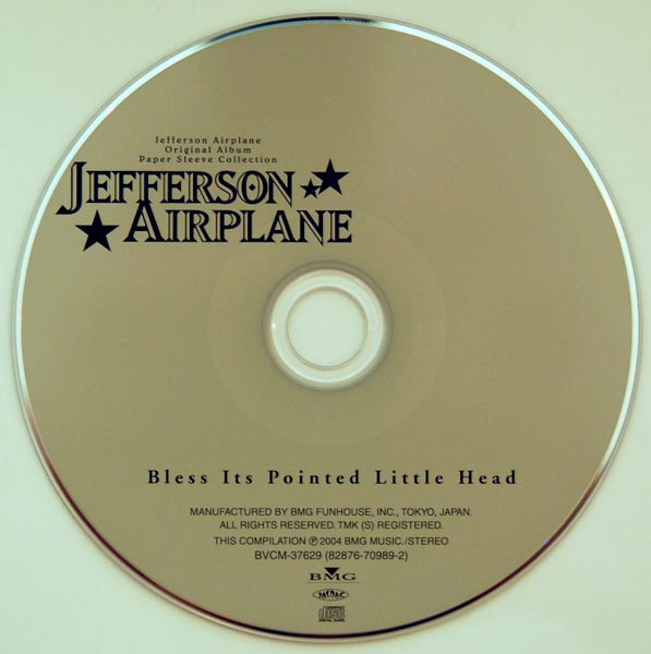 CD, Jefferson Airplane - Bless Its Pointed Little Head +3