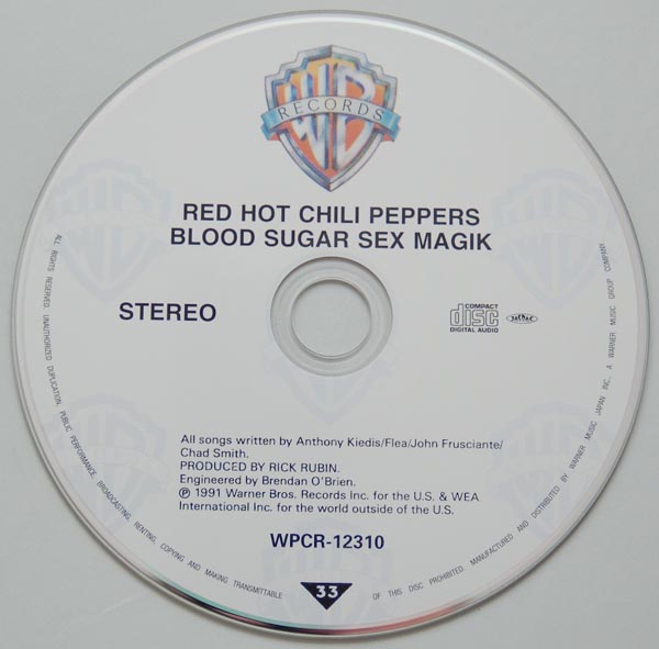 CD, Red Hot Chili Peppers - Blood Sugar Sex Magik