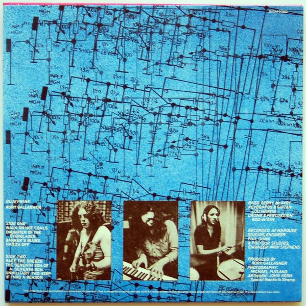 Back cover, Gallagher, Rory - Blueprint