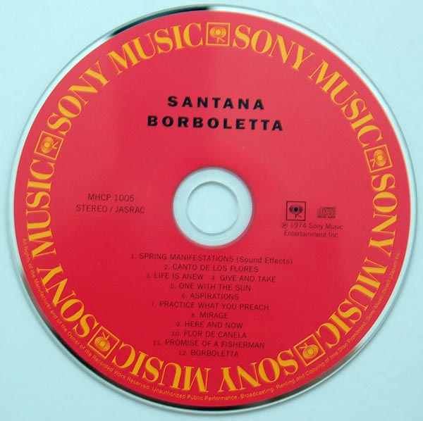 CD, Santana - Borboletta