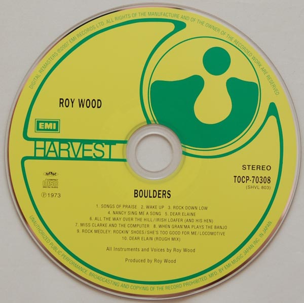 CD, Wood, Roy  - Boulders