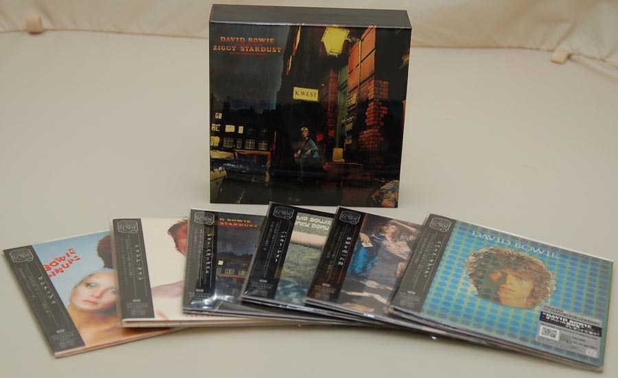 Box contents, Bowie, David - Ziggy Stardust Box and Promo Obis