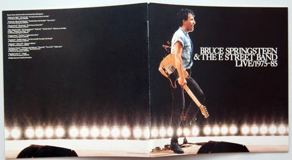 Booklet first and last pages, Springsteen, Bruce - Live 1975-85