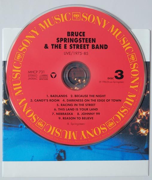 CD 3, Springsteen, Bruce - Live 1975-85
