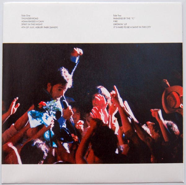 Inner sleeve 5, Springsteen, Bruce - Live 1975-85