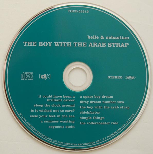 CD, Belle + Sebastian - The Boy With The Arab Strap