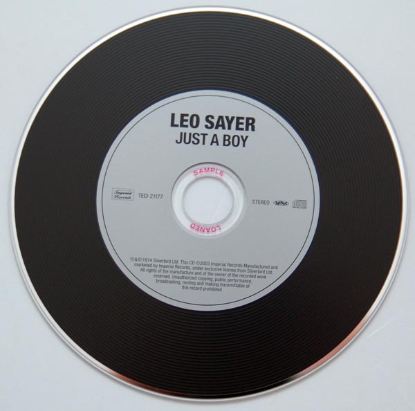 CD, Sayer, Leo - Just A Boy