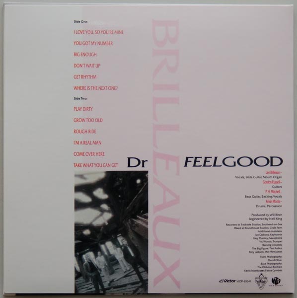 Back cover, Dr Feelgood - Brilleaux (+1)