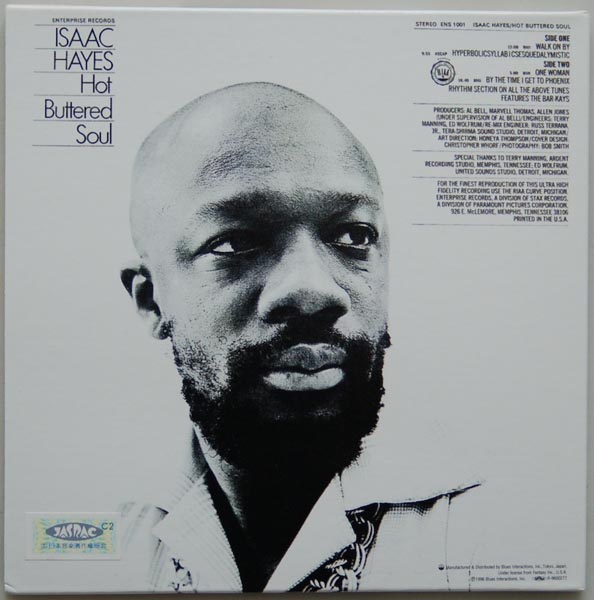 Back cover, Hayes, Isaac - Hot Buttered Soul