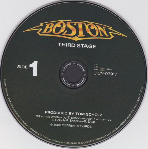 CD, Boston - Third Stage