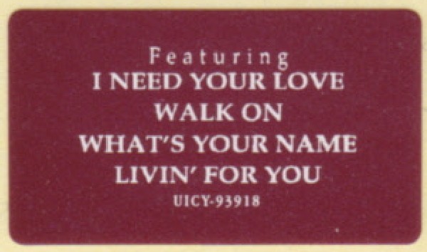 LP sticker, Boston - Walk On