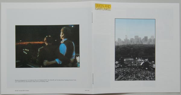 Booklet, Simon + Garfunkel - The Concert In Central Park