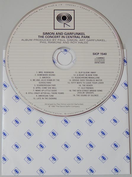 CD, Simon + Garfunkel - The Concert In Central Park